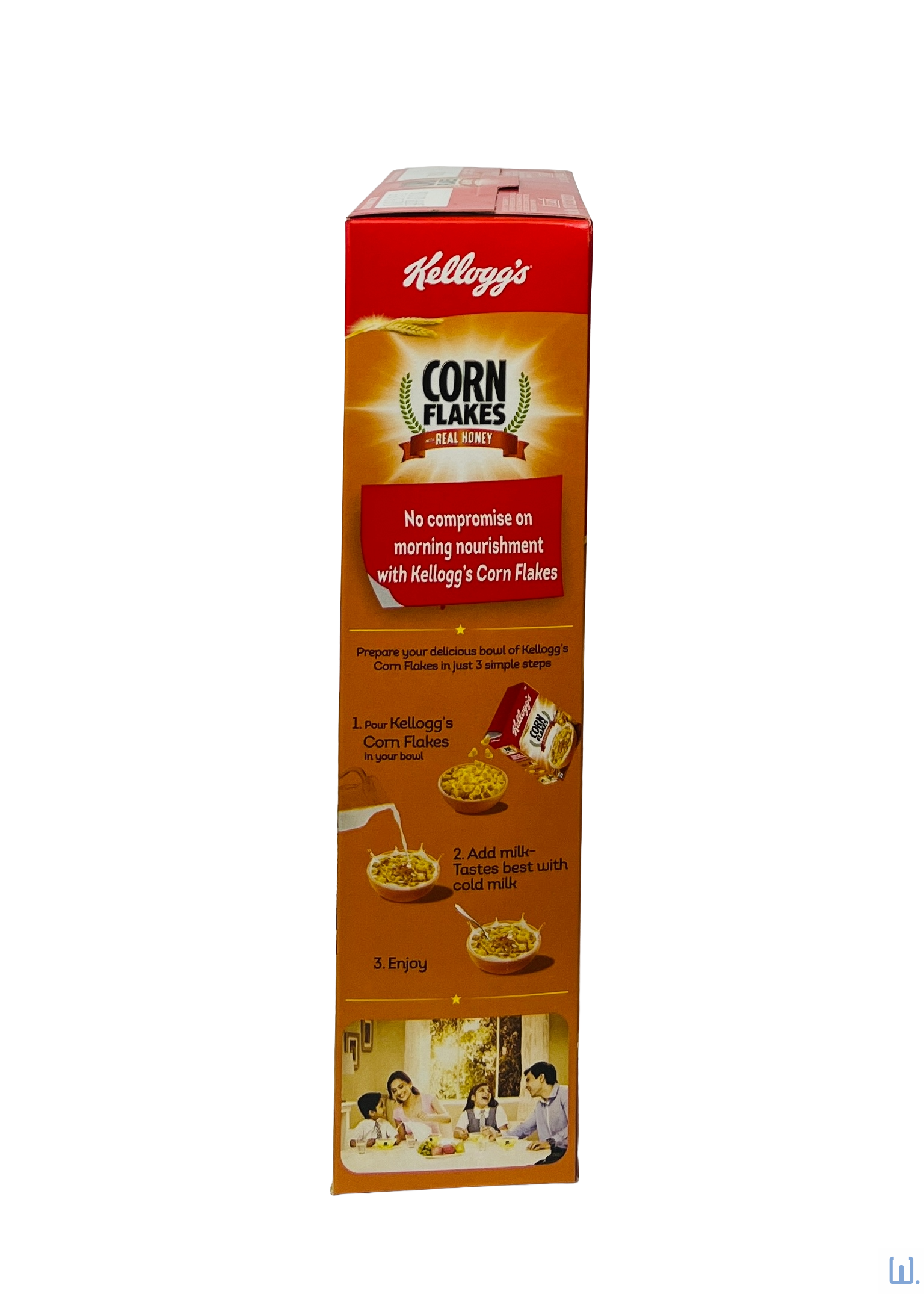 Kellogg’s Corn Flakes Real Honey 300g Side 2