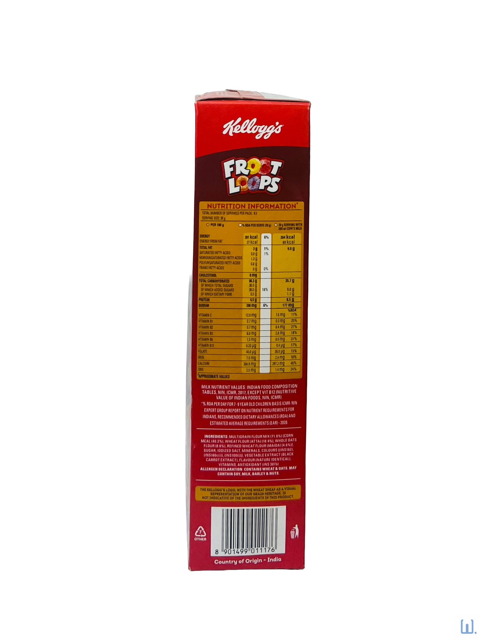 Kellogg's Froot Loops Original 300g side 2