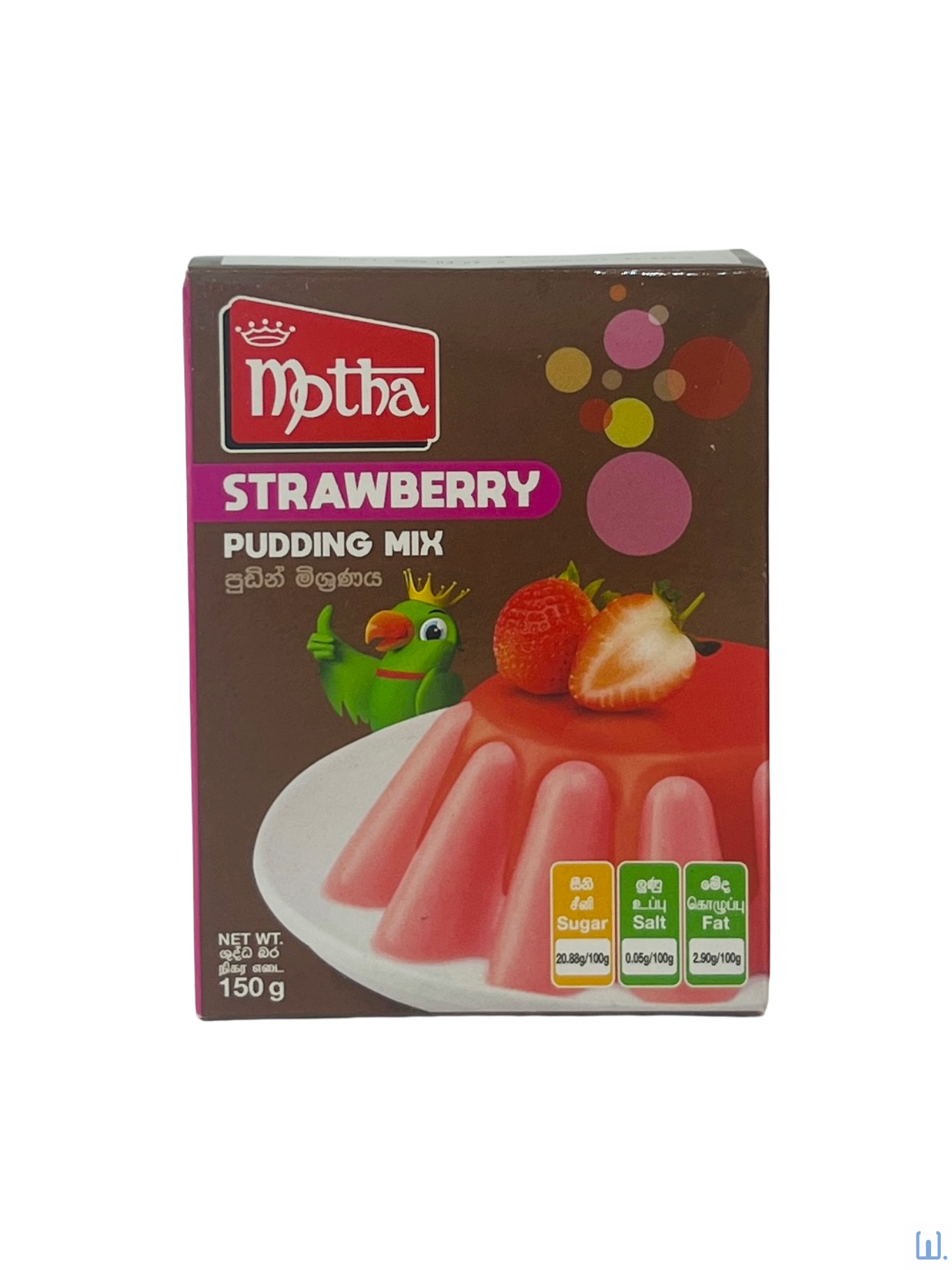 Motha Pudding Mix Strawberry 150g