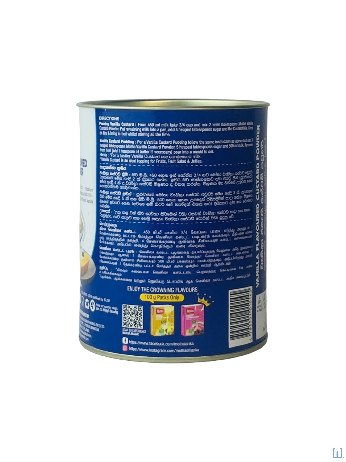 Motha Custard Powder Vanilla 300g